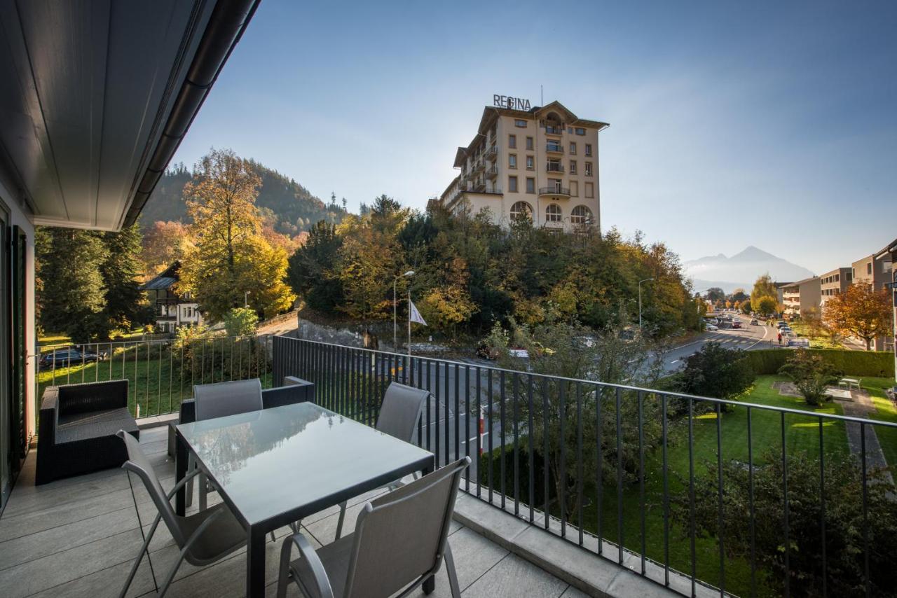 Ferienwohnung Dependance Penthouse Interlaken Exterior foto